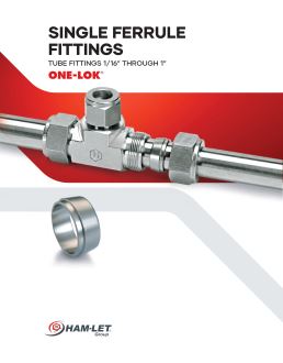 One-Lok Fittings Single Ferrule